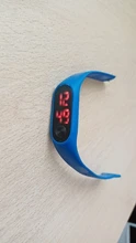 Reloj sencillo con anillo de mano para mujer, pulsera electrónica de moda deportiva Led, Reloj deportivo para hombre, envío directo, 2019