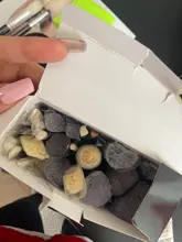 Conjunto de negras brochas maquillaje BEILI, brochas profesionales de pelo Natural de cabra, brochas para base de maquillaje en polvo, brochas para mezclar ojos y maquillaje