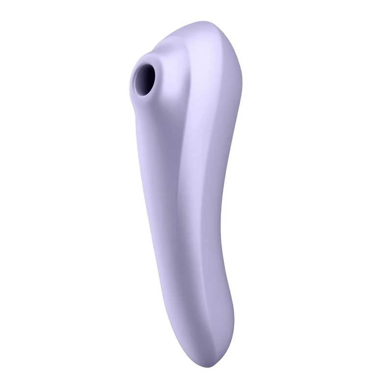 Lilac vacuum-wave vibrating massager dual pleasure |