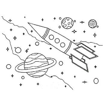 

П0000187т set for drawing with sand with stencil 'spaces' 21*30 cm
