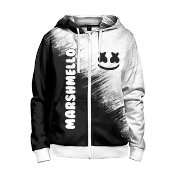 

Children's sweatshirt 3D with zipper Marshmello 3