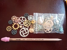 Reloj de engranaje de Metal de 50g/100g, resina UV, resina epoxi, relleno de joyería artesanal, accesorios para fabricación de moldes hechos a mano