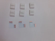 Tira de luces led rgb, GRN-FLASHING en forma de L, 10mm, 4 pines, conector RGB LED, para codo de conexión, ángulo recto, 10mm, 5050, 2835/3528