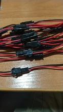 Conector SM2P macho + hembra para batería RC, 5 pares, 15cm