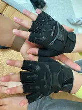 Guantes deportivos con soporte de muñeca para niños, para entrenamiento, bicicleta, medio dedo