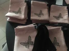 Organizer Pouch Jewelry-Box Gift-Bag Custom-Link Packaging Velvet for Drawstring Cotton