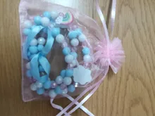 Pulsera de madera con perlas de imitación Multicolor de 12 estilos para niños, pulsera de moda para niñas, proveedor de decoración de joyería