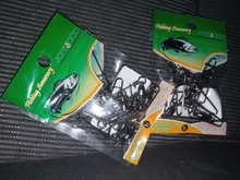 20 piezas de bola de acero inoxidable de pesca gira de 0-7 # Rolling mar pesca gira fotos conector accesorios de pesca