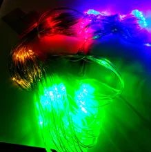 Light Curtain Led-Net Fairy-String Mesh Garden-Decoration Garland Outdoor Christmas-3x2m