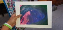 Papel de acuarela de algodón de 120 hojas, papel de dibujo de prensa en frío a granel para estudiantes de Water colour, artistas principiantes