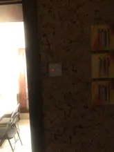 UBARO-Interruptor táctil AC100-240 europeo, panel LED de alimentación de pared de cristal templado en blanco y negro, 1/2/3 entradas