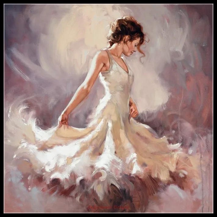 

Counted Cross Stitch Kits Needlework Embroidery - Crafts 14 ct Aida DMC Color DIY Arts Handmade Home Decor - Fiesta