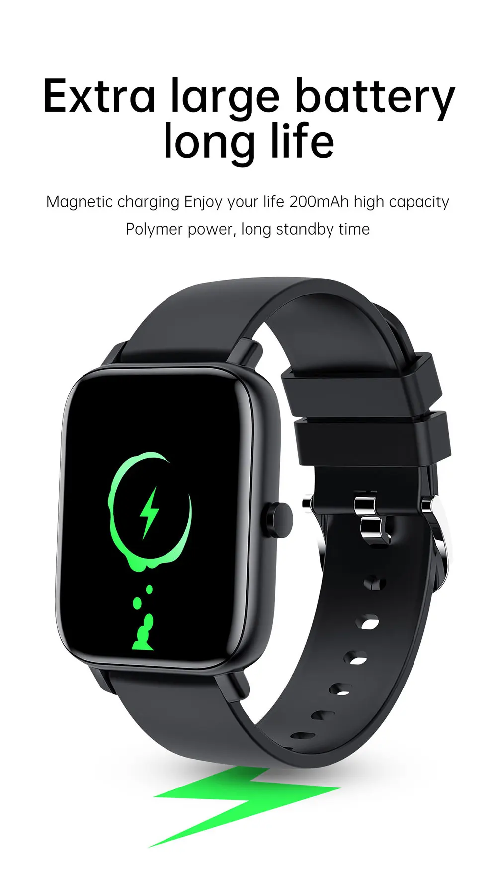 CHYCET Smart Watch Men 2022 Smartwatch Women Heart Rate Sleep Monitor Watches Sports Fitness Tracker Colok For Android IOS PK P8