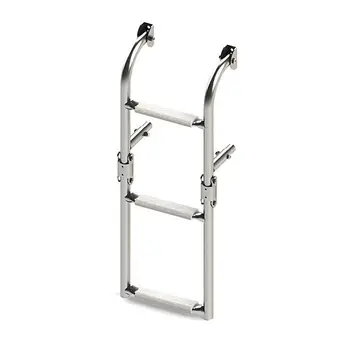 

Ladder folding with vertical fastening 3 steps width 200mm, White steps 040171wt