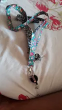 Cordón de tela nuevo estampado para tarjetas de identificación, correa para el cuello, correas de cuello de teléfono móvil, suministros escolares y de oficina, 1 ud.