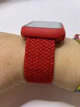 Correa de tela de nailon trenzada para Apple Watch, pulsera elástica de 44mm, 40mm, 38mm y 42mm para iWatch Series 6 SE 5 4 3, 2020