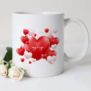 

Personalized White Mug Cup (Valentine's Day Temalı-43)