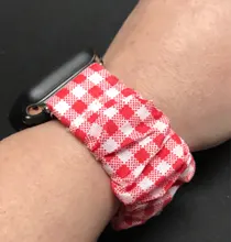 Scrunchie elástico correas de reloj de la venda de reloj para Apple Watch SERIE DE gomillas 6 5 4 3 38mm 40mm 42mm 44mm iwatch Correa pulsera de 6 5 4