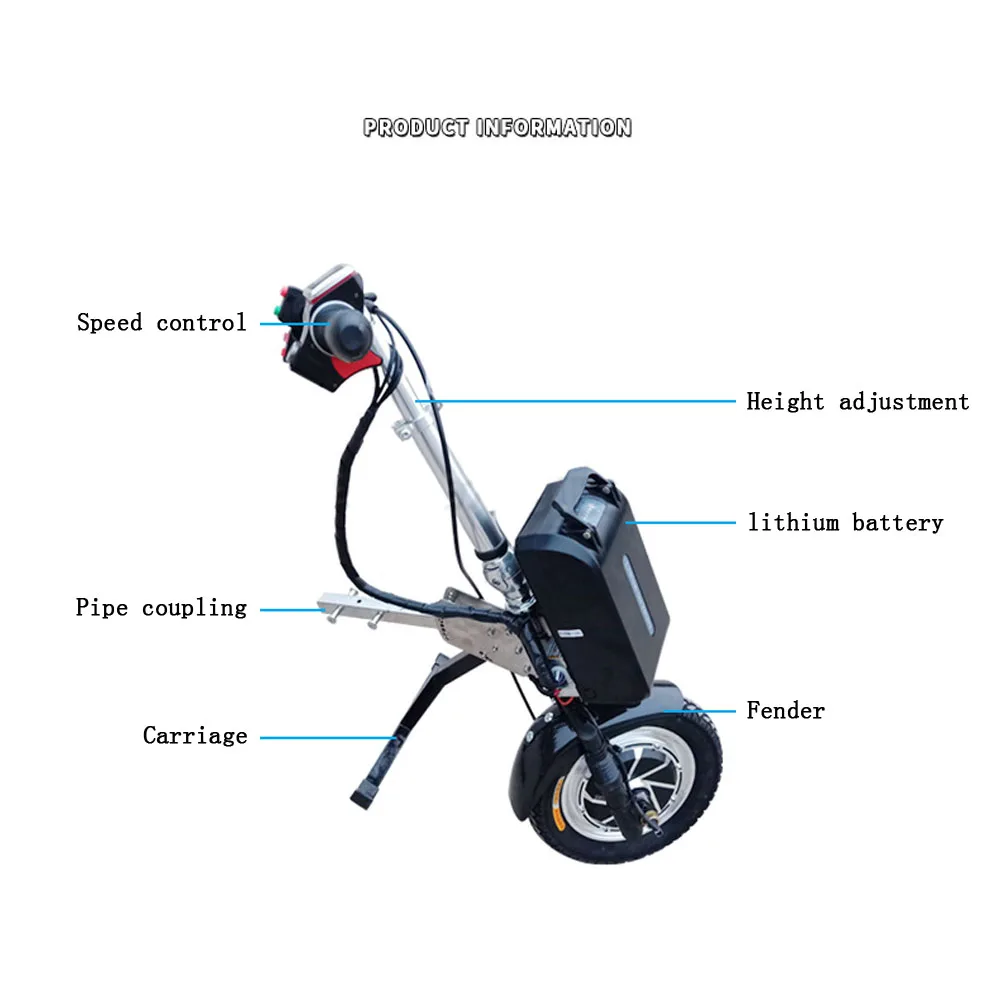 Power handcycle батарея инвалидная коляска из алюминиевого сплава блок питания 12 дюймов колеса 48 В 16AH ручные циклы для инвалидов