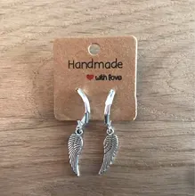 50pcPaper earrring estilo hecho a mano cartulina para pendientes 5x 5cm/3x3cm /5cm x 9cm /5x6,5 cm /5x7cm marrón/blanco de la joyería de DIY Tarjeta de paquete