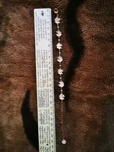 De moda blanco suave flores pulseras personalidad perla Metal minimalista crisantemo pulsera para Mujer Accesorios de la joyería