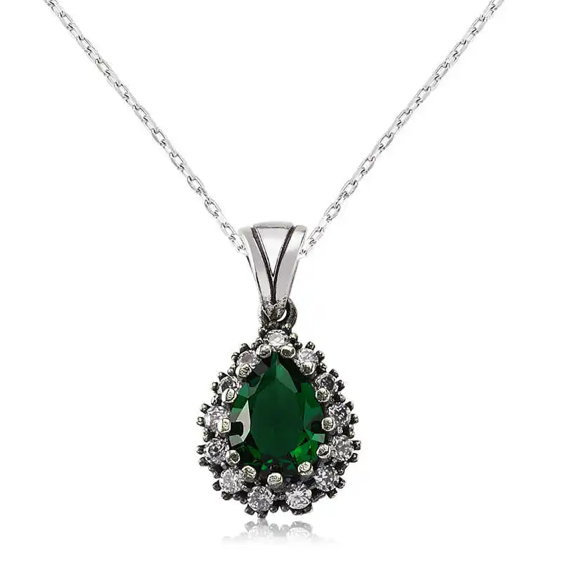 KUTAYDAN 925 пробы Серебряное ожерелье Hurrem Sultan Lady|Подвески| |