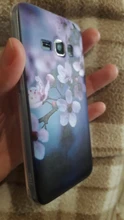 Funda de TPU suave para Samsung Galaxy J1 2016 J120 J120F, cubierta trasera de SM-J120F, protección completa 360, impresión transparente, coque flower