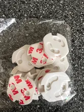 Cubierta giratoria de seguridad para bebés, cerraduras de seguridad de plástico con 2 orificios, estándar europeo, protección eléctrica, 8/10 Uds.