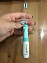 Electric Toothbrush Nozzles Battery-Supply Smart-Reminder-Replacement Seago Childrens