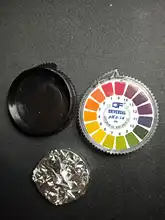 1pc 5M Indicador de ácido alcalino de prueba del medidor de rollo de papel de 0-14-1-14 PH metros para agua Saliva orina suelo decisiva de medición precisos