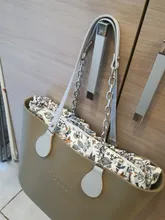 Mini forro de borde Floral clásico, bolsillo con cremallera interior de impresión colorida para bolsa O bolsa, inserto de Obag con revestimiento interior impermeable