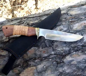 

Knife Ussurian with a blade of forged steel 95x18