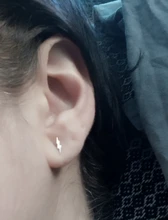 WANTME-Mini pendientes minimalistas de 100% Plata de Ley 925 auténtica para mujer y niña, con pasador muy pequeño, con personalidad, regalo para adolescentes