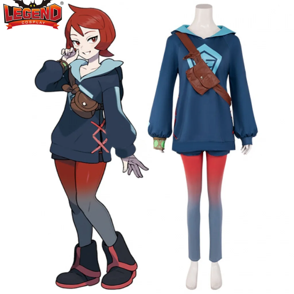 

Legends Arceus Warden Arezu Cosplay Costume Diamond Clan Arezu Cosplay Hoodie Outfit for Female Women Adult