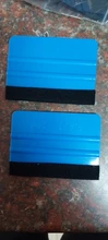 Raspador de coche Universal, herramienta de pegatina de película tintado, desmaquillante de fibra de carbono y vinilo para limpieza de ventanas, 1 unidad