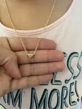 Collar con colgante de corazón pequeño para mujer, cadena y corazón corto, gargantilla estilo bohemio étnico, regalo