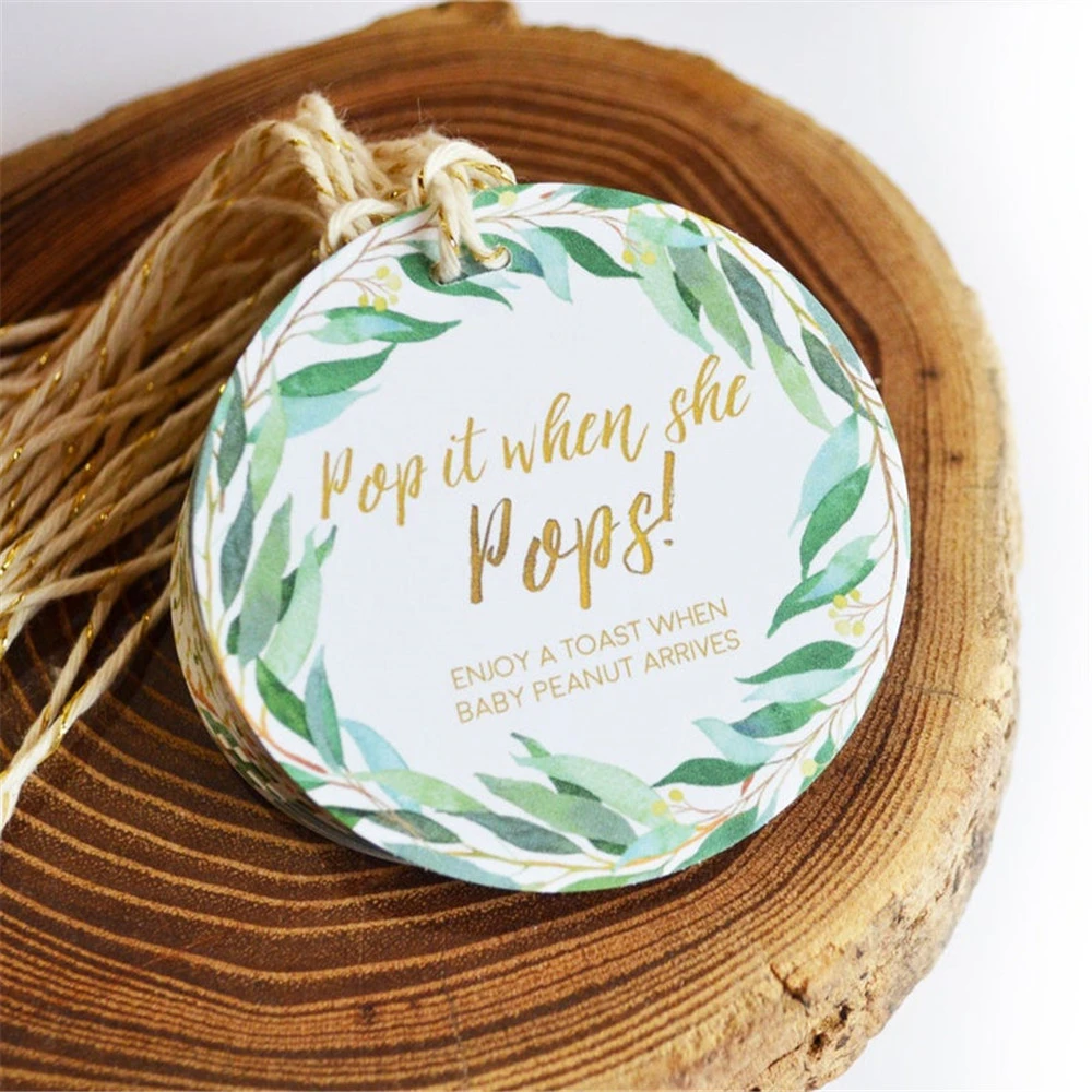 champagne baby shower favors