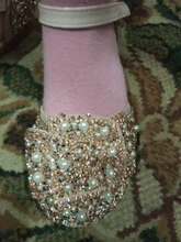 Verano de las muchachas del bebé sandalias niños, sandalias de bebé niños resbalón en perlas de cristal princesa individual zapatos romanos zapatos tamaño 21-36