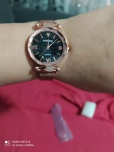 Relojes de moda de cielo estrellado con hebilla magnética, correa de malla, reloj de cuarzo de diamante, reloj de vestir para mujer, reloj femenino