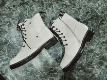 AIYUQI-Botas cortas de cuero genuino para mujer, botines de lana cálidos y antideslizantes, para estudiantes, para invierno, 2021