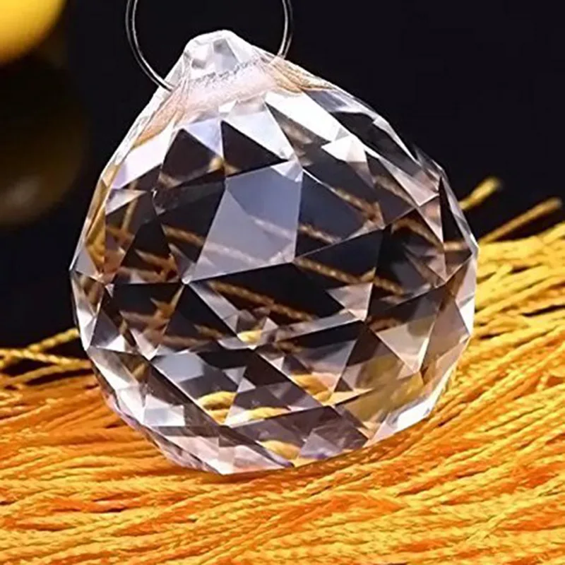 Crystal Sun Catcher Chandelier Crystal Drops 1PCS 30/40/50MM Clear K9 Crystal Ball Prisms