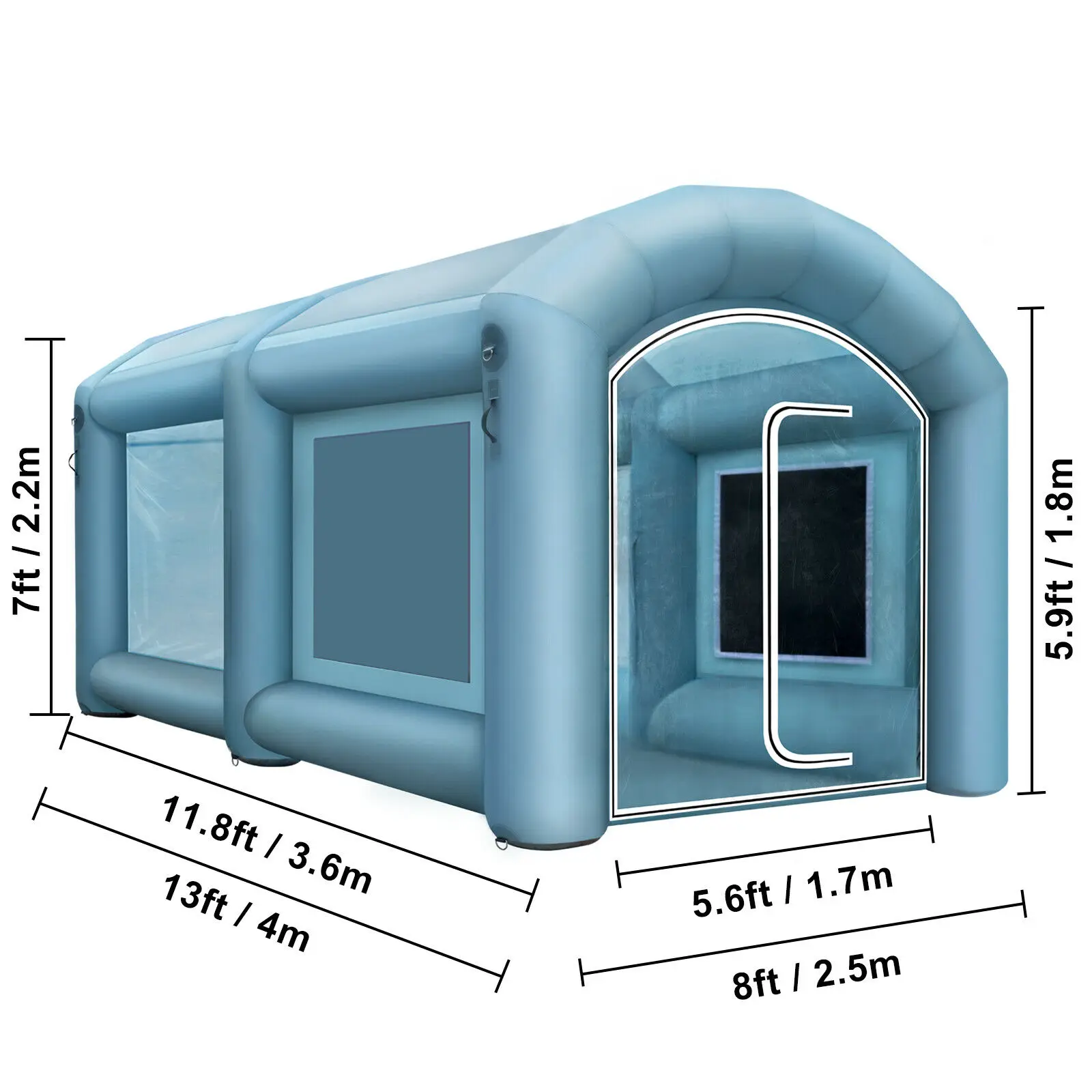 Best Deal for Inflatable Spray Booth with Filter System Portable Car