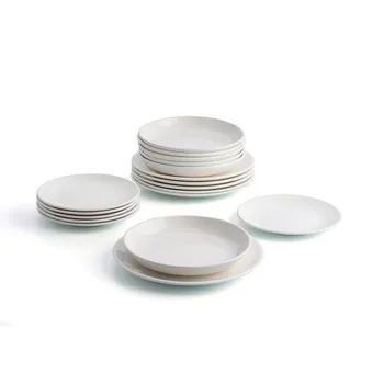 

Tableware Bidasoa Angelo White Porcelain (18 pcs)