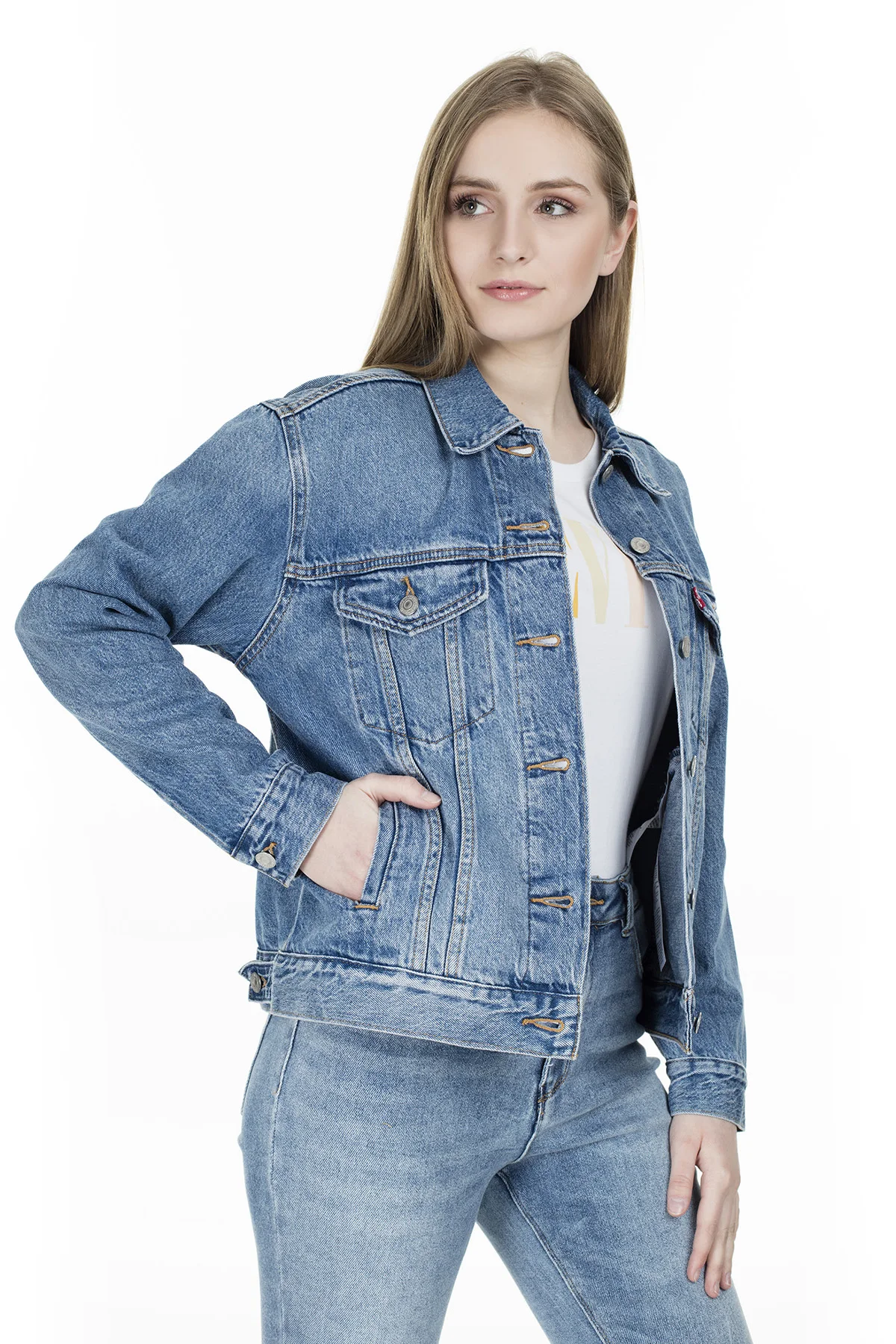 Descubrir 80+ imagen levi's jean jacket women's canada Thptnganamst