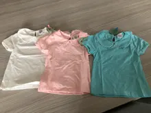 T-Shirt Cotton Girls Tops Childrens Short-Sleeve Summer Kid