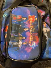 Disney-Conjunto de 3 uds. De mochilas escolares con estampado de Descendants 3, morral escolar para adolescentes, niños y niñas