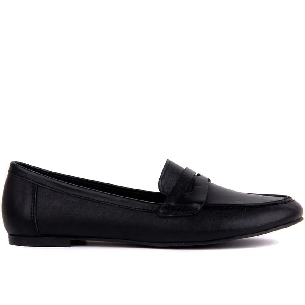 

Sail-Lakers Black Leather Women 'S Shoes