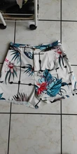 Conjunto de 2 piezas formado por Top y pantalón corto, para mujer, con tirantes florales, cintura alta