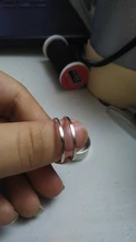 Conjunto de anillos circulares Punk para mujer, Hiphop/Rock, accesorios de dedo con índice de apertura, hebilla de junta, joyería