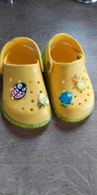 Zapatillas tipo zuecos de verano para niños pequeños, calzado de playa para interiores con diseño de dibujos animados, suave y transpirable, zapatilla para niños pequeños